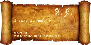 Uracs Jermák névjegykártya